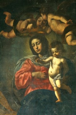 Battistello Caracciolo - Madonna di Ognissanti - Particolare