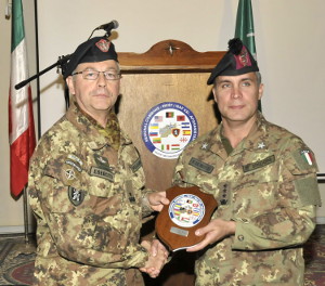 Il generale Michele Pellegrino e il colonnello Mauro Sindoni