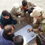 1. Lezione di topografia alla Polizia afghana
