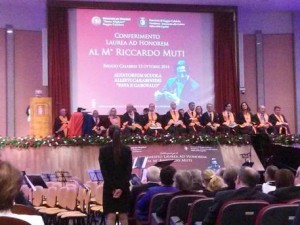 A Reggio Calabria laurea honoris causa al maestro Riccardo Muti
