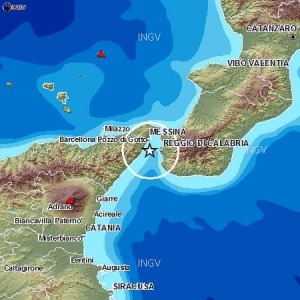 Terremoto Stretto di Messina 20 gennaio 2015